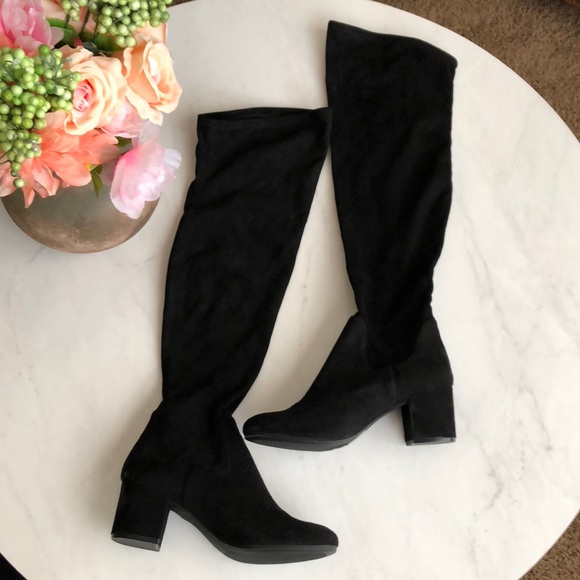 H&M Shoes | Nwot Hm Otk Boots For The Fall And Winter | Poshmark H&M Shoes | Nwt Hm Velvet Boots Over Knee Navy Blue | Poshmark